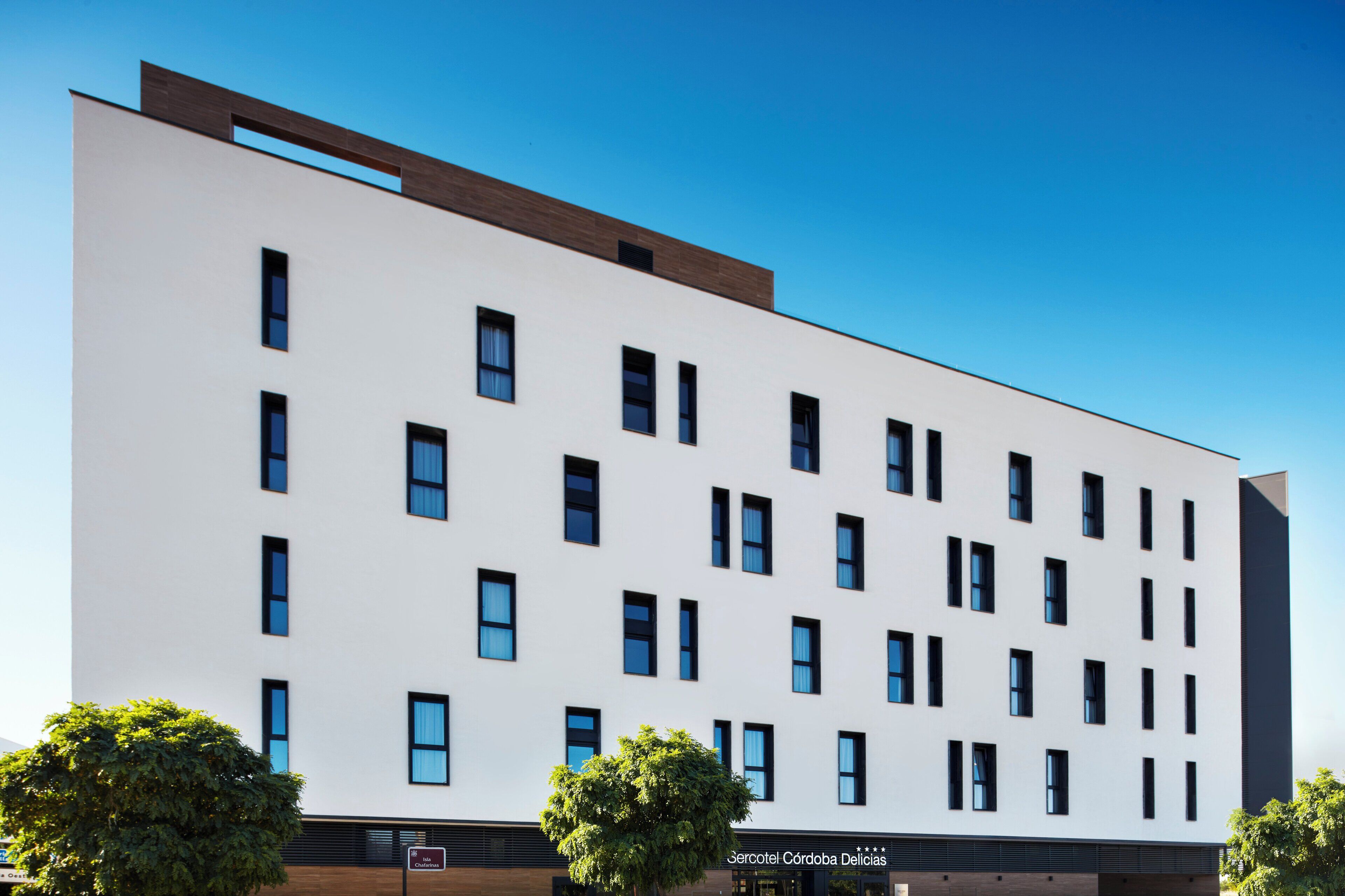 Voorkant van accommodatie