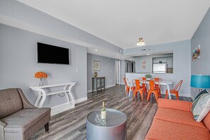 TV - Unwind by the Waves Oceanfront Suite (Myrtle Beach)