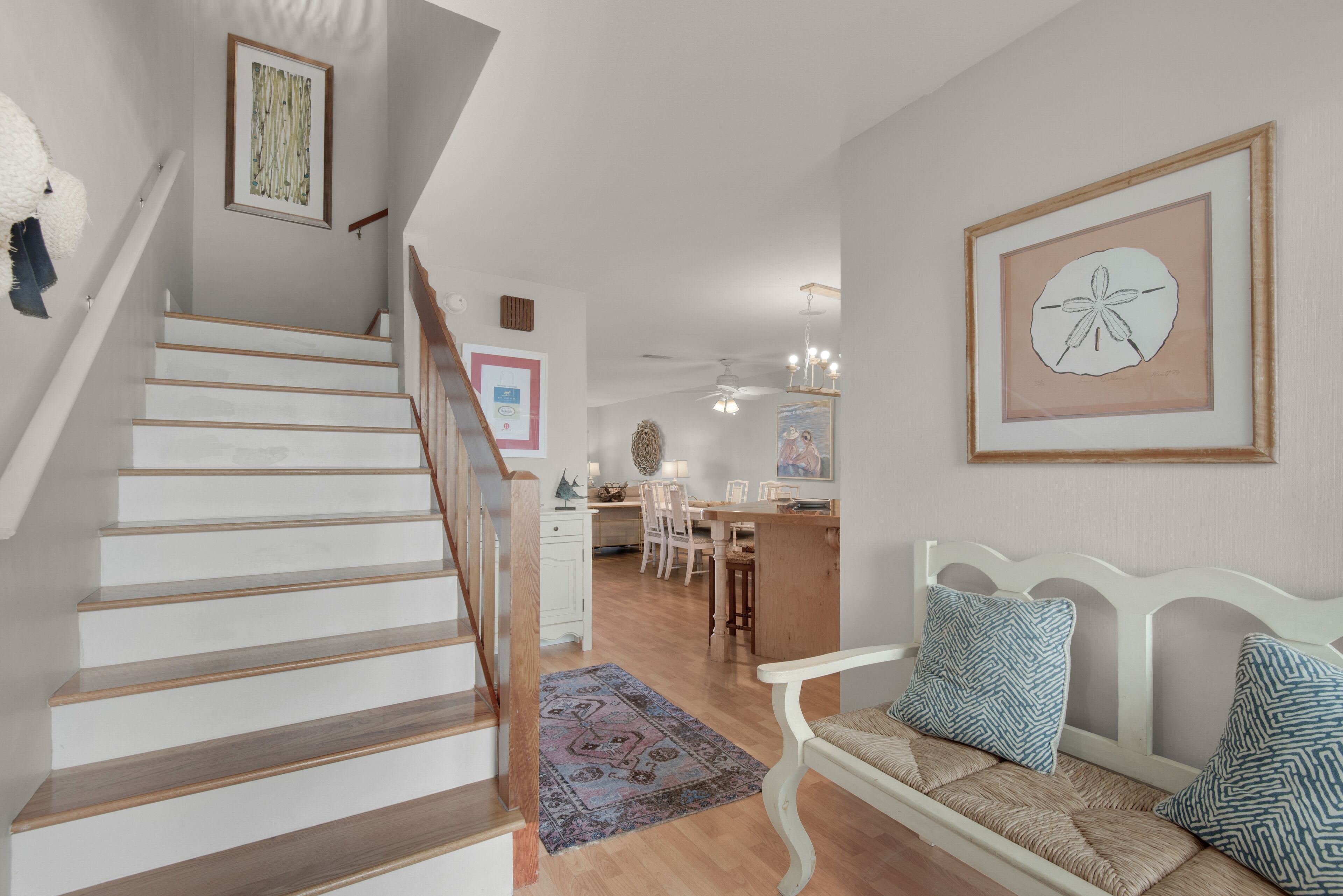 Beach front home steps away from private beach access