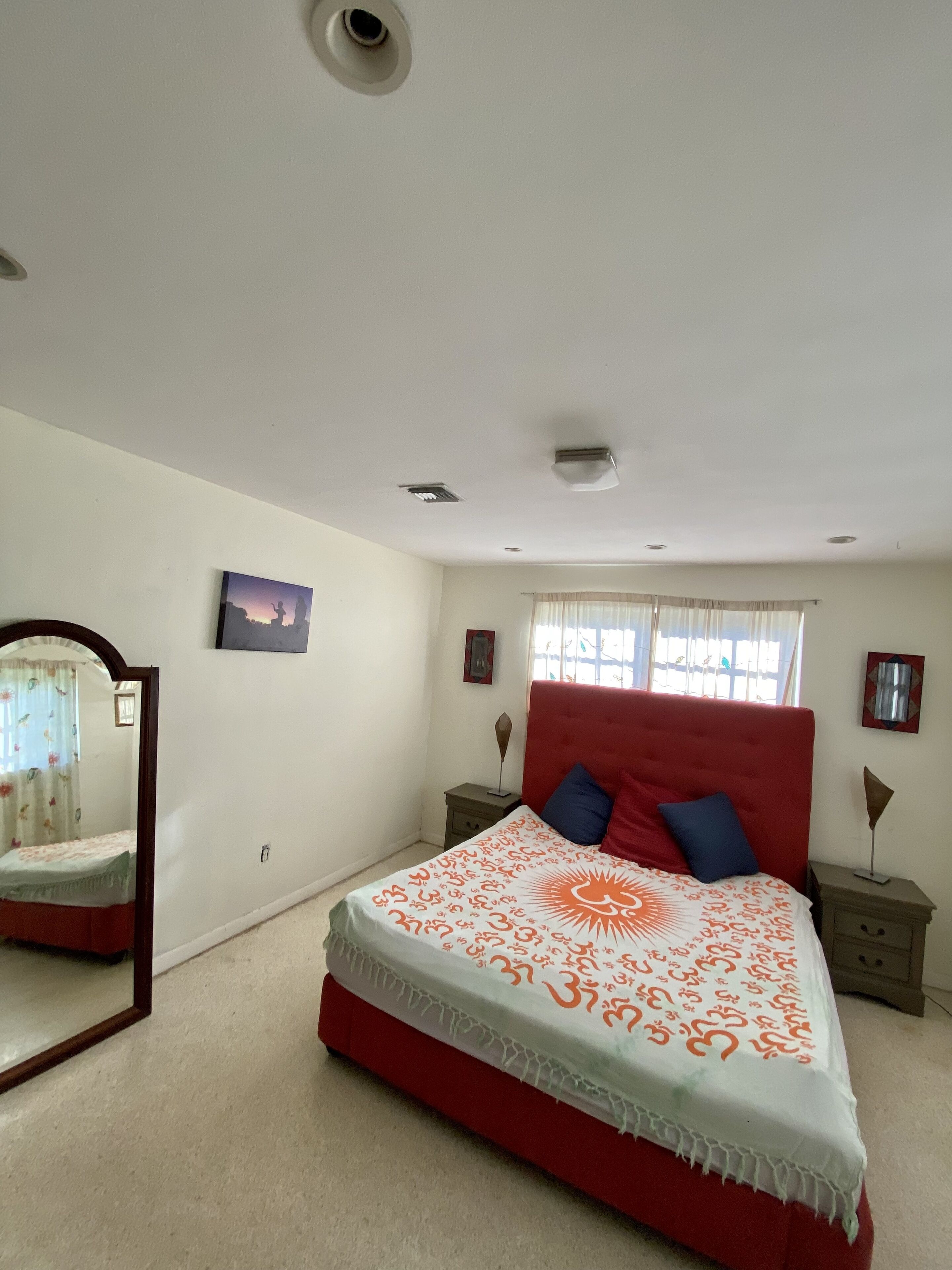 Musicians and family tropical paradise