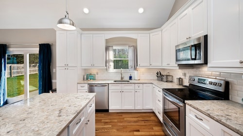 Newly built ranch, beautifully landscaped with pool, large yard, patio,...