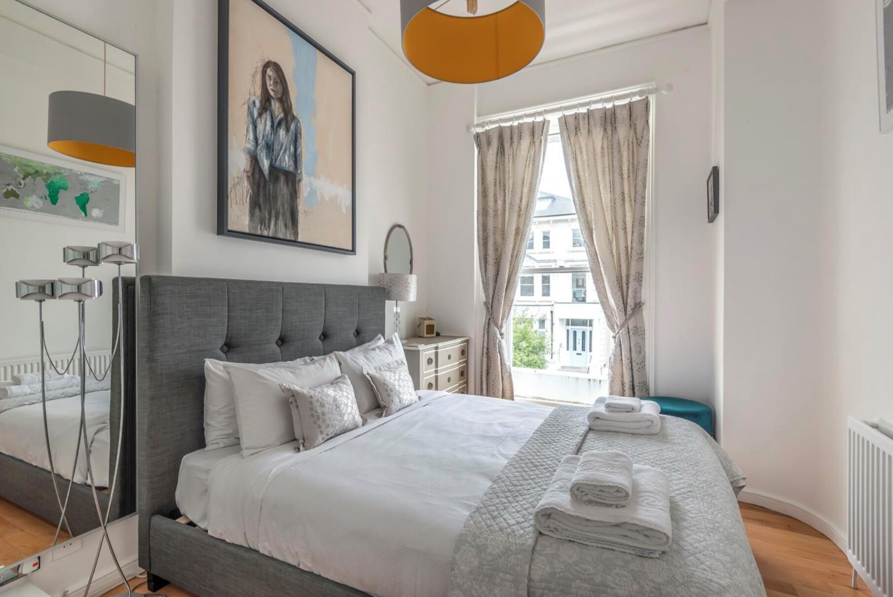 1 chambre, fer et planche à repasser, accès Internet, draps fournis