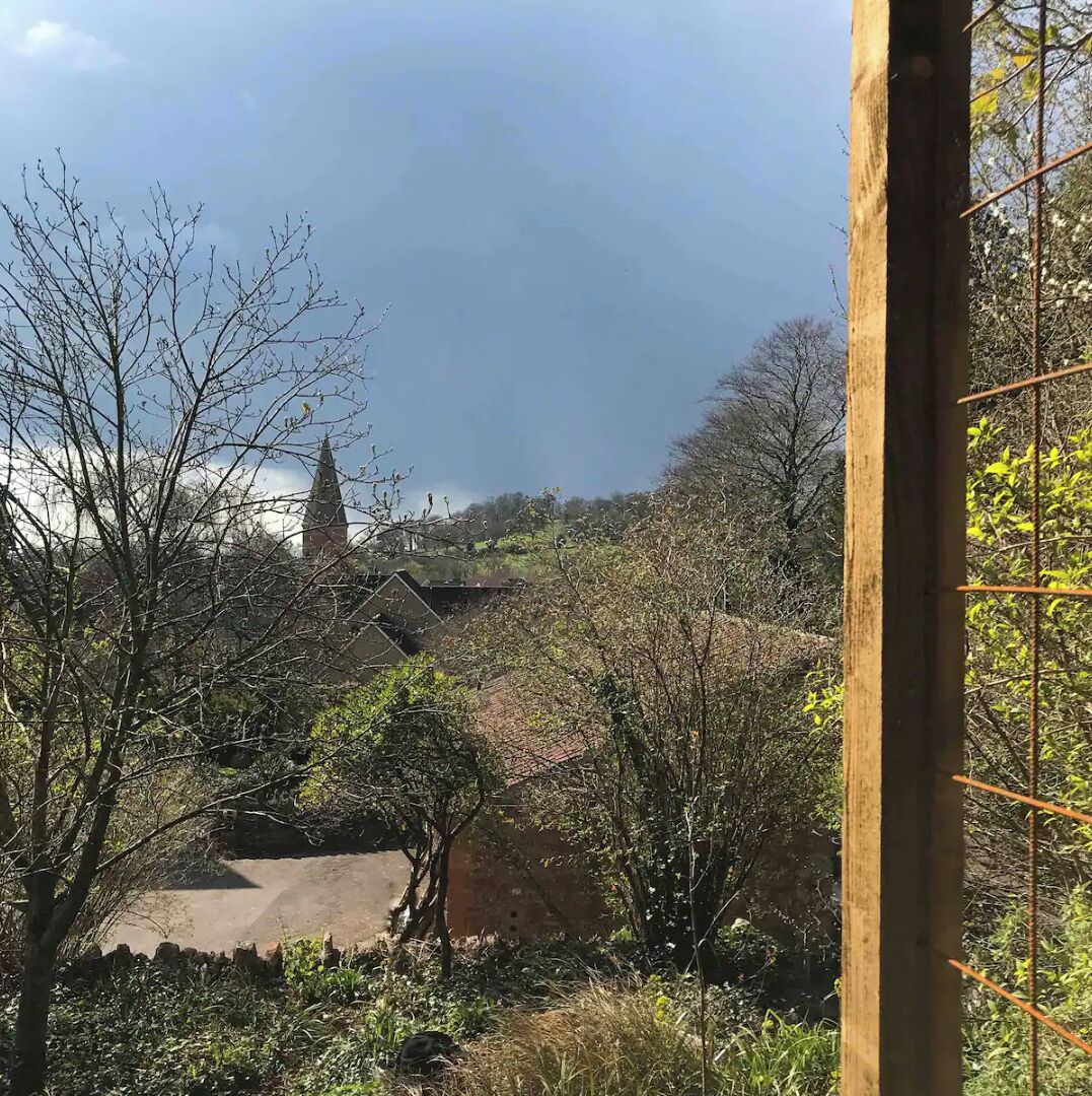 View from pergola