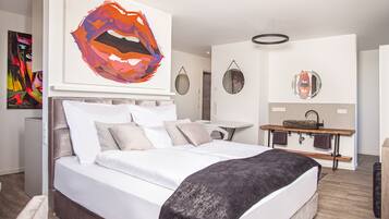 Deluxe-Apartment | 1 Schlafzimmer, Zimmersafe, Verdunkelungsvorhänge