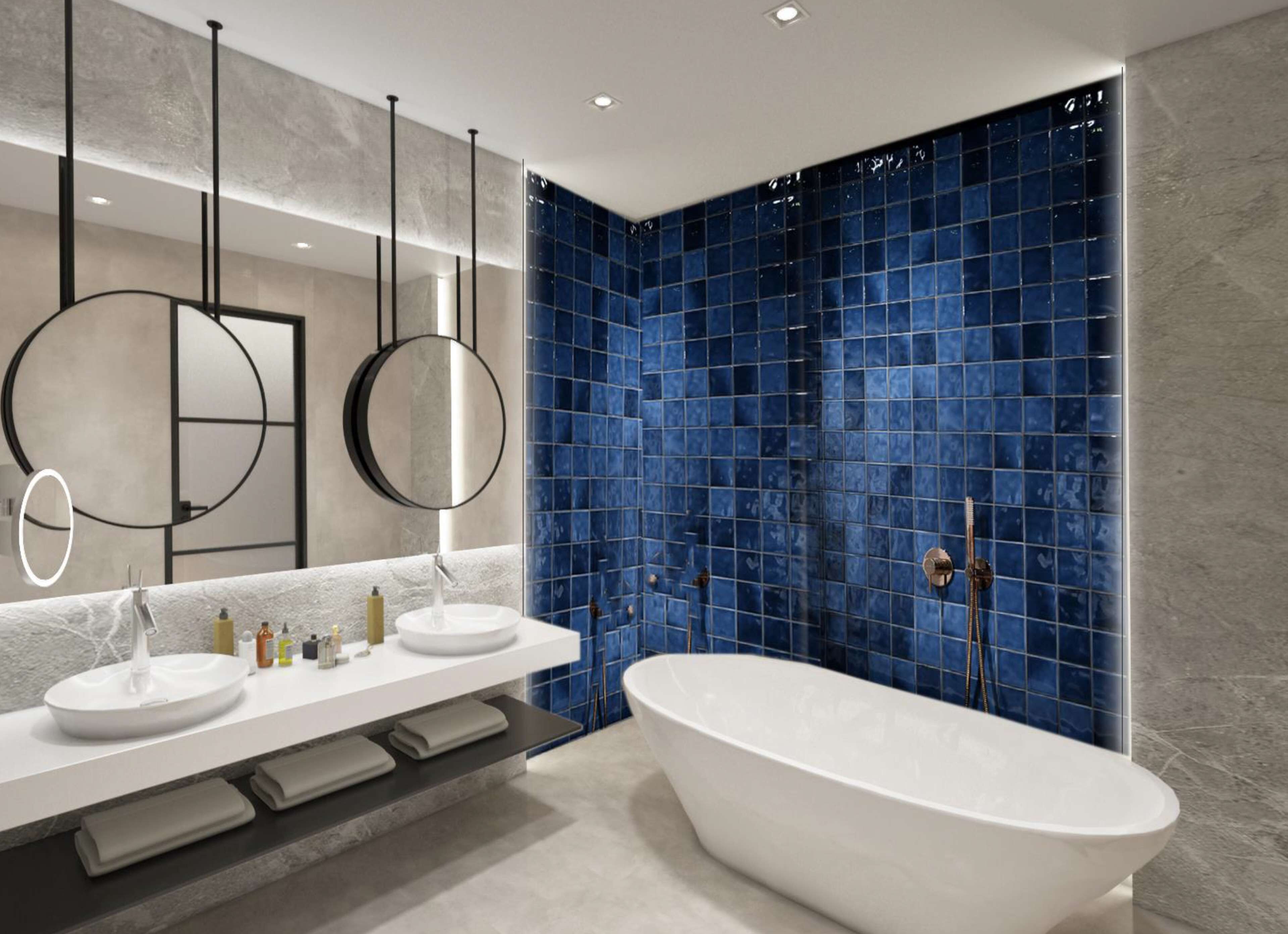 free toiletries, hair dryer, slippers, towels