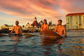 Surfing/boogie boarding at Shore House at The Del, LXR Hotels & Resorts