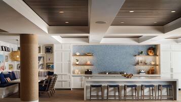 Daily buffet breakfast for a fee