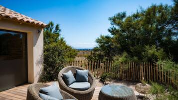 Suite Junior, 1 letto king (Plage) | Vista dalla camera