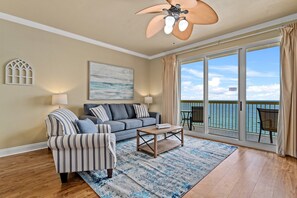 Condo, Multiple Beds, Balcony, Ocean View (Calypso Resort 1203e) | Living area