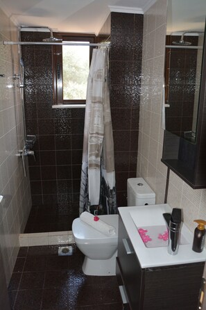 Combined shower/tub - Beautiful Villa in a traditional village (CHANIA)