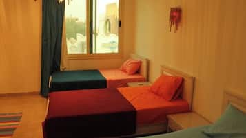 2 bedrooms, desk, free WiFi, bed sheets