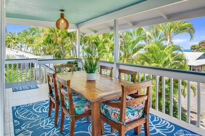 Kona Ocean View Home - Downtown, Fruit Trees, Sunset views