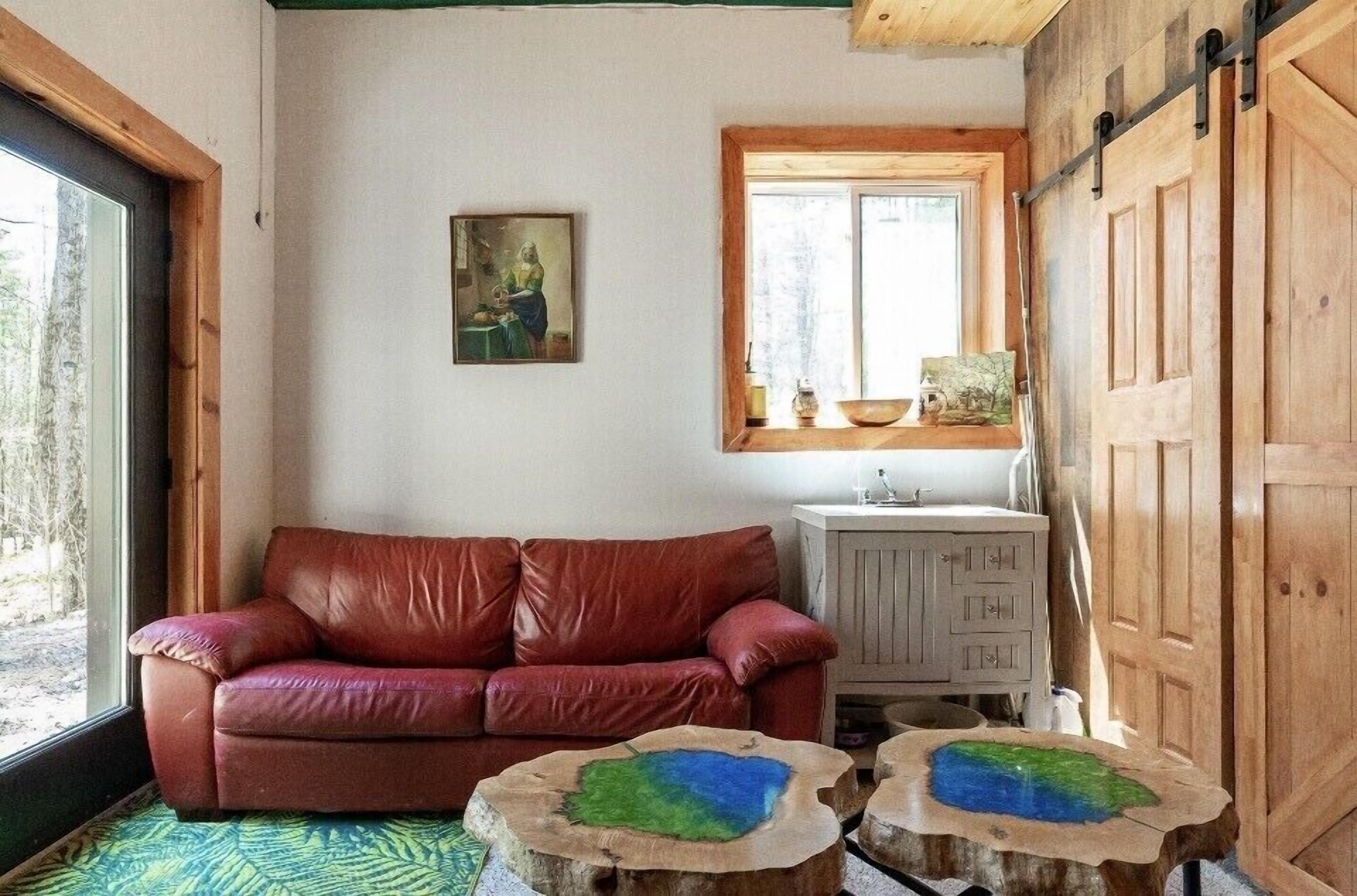 Luxery waterfront log home