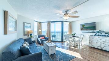 Smart TV, DVD player, books