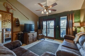 TV, DVD player, offices