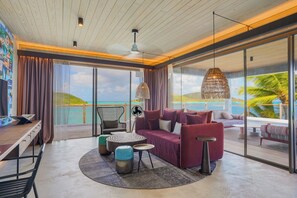 Turtle Suite with Sea View and Terrace | Wohnbereich