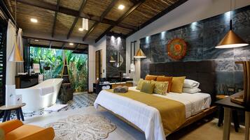 Deluxe-Doppelzimmer, 1 King-Bett, Gartenblick