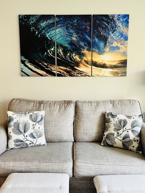 Smart TV, DVD player, books