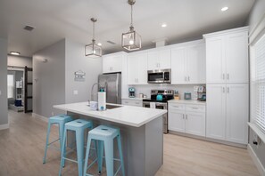 Ferienhaus, Mehrere Betten, Terrasse | Eigene Küche | Wasserkocher mit Kaffee-/Teezubehör