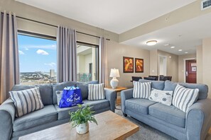 Condo, Multiple Beds, Balcony, Partial Ocean View (Origins at Seahaven 1705) | Living area