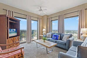 Condo, Multiple Beds, Balcony, Partial Ocean View (Origins at Seahaven 1705) | Living area