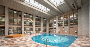 Indoor pool, a heated pool