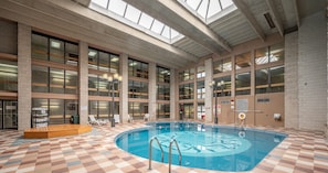 Indoor pool, a heated pool
