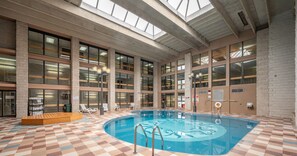 Indoor pool, a heated pool