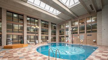 Indoor pool, a heated pool