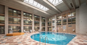 Indoor pool, a heated pool