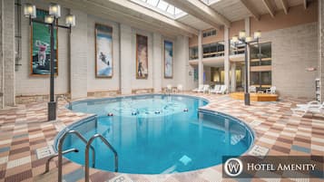 Indoor pool, a heated pool