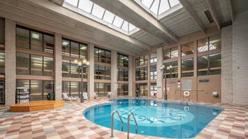 Indoor pool, a heated pool