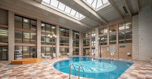 Indoor pool, a heated pool