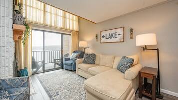 TV, fireplace, video games