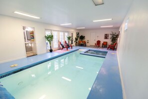 Piscine intérieure, piscine chauffée