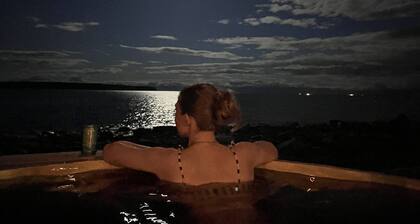 Ocean front, sea water hot tub & fire pit, pet friendly - lower suite