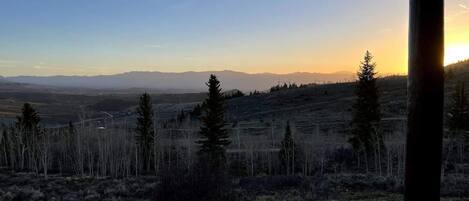 Vue depuis l’hébergement