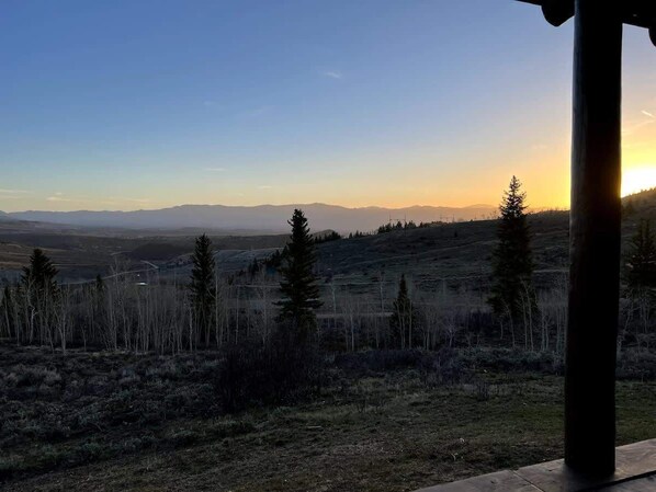 Vista desde la propiedad