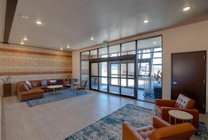 Interior entrance