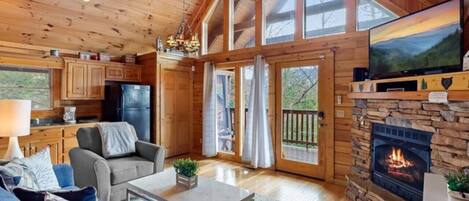 TV, peis, DVD-spiller og bøker