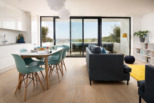 2 THE BAY - contemporary apartment with magnificent views over Coldingham Bay.