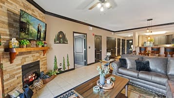 Condo, 1 Bedroom | Living area | Flat-screen TV