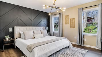 4 bedrooms, iron/ironing board, free WiFi, bed sheets