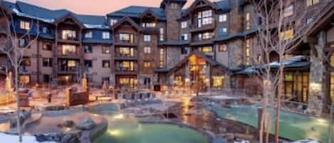 Indoor pool, outdoor pool