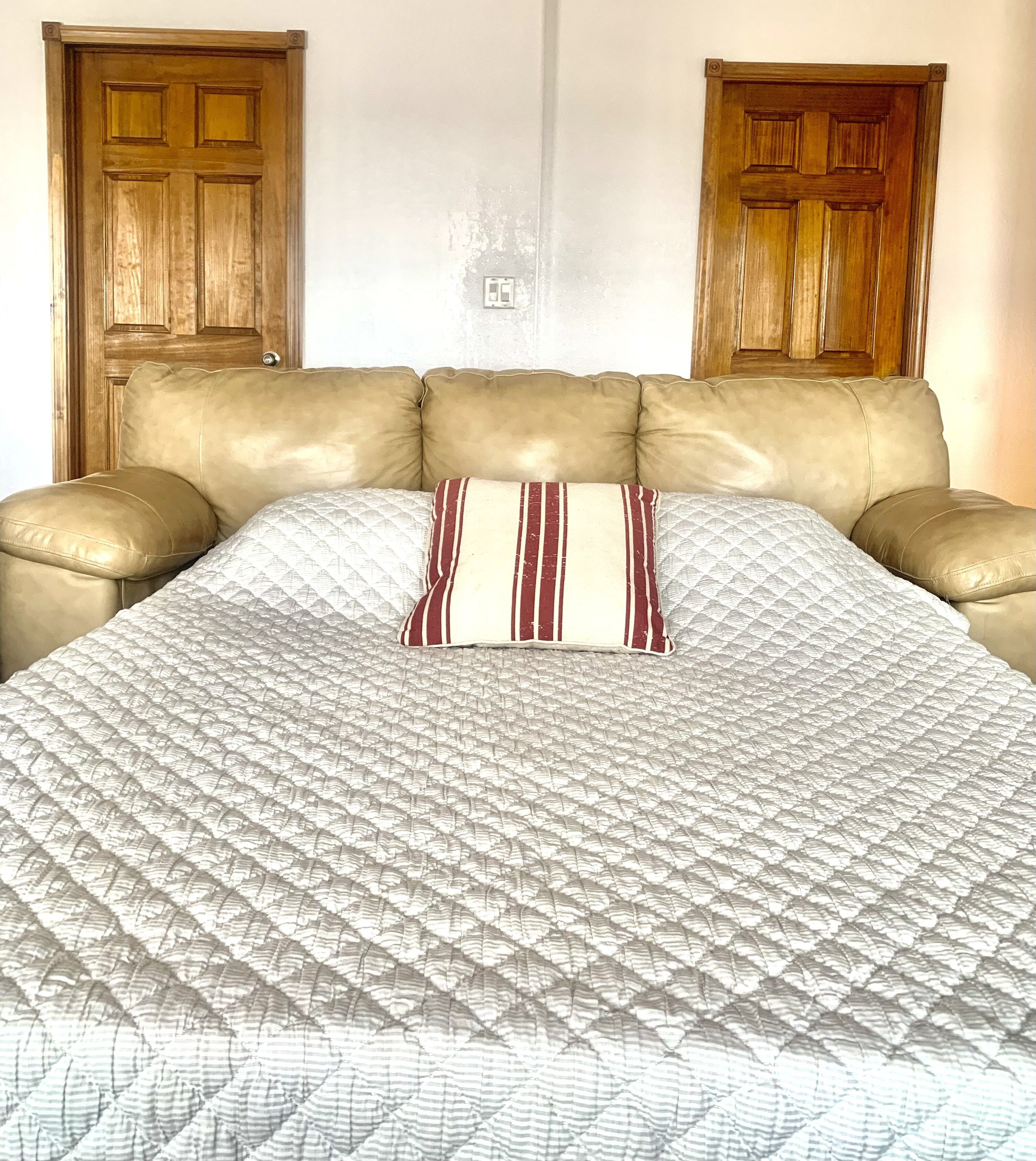 Cozy beach front lake house with hot tub!