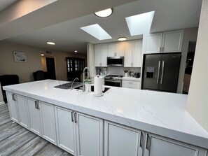 Fridge, microwave, oven, stovetop - Stunning Heated Pool Home in Old Litchfield Park (Litchfield Park)