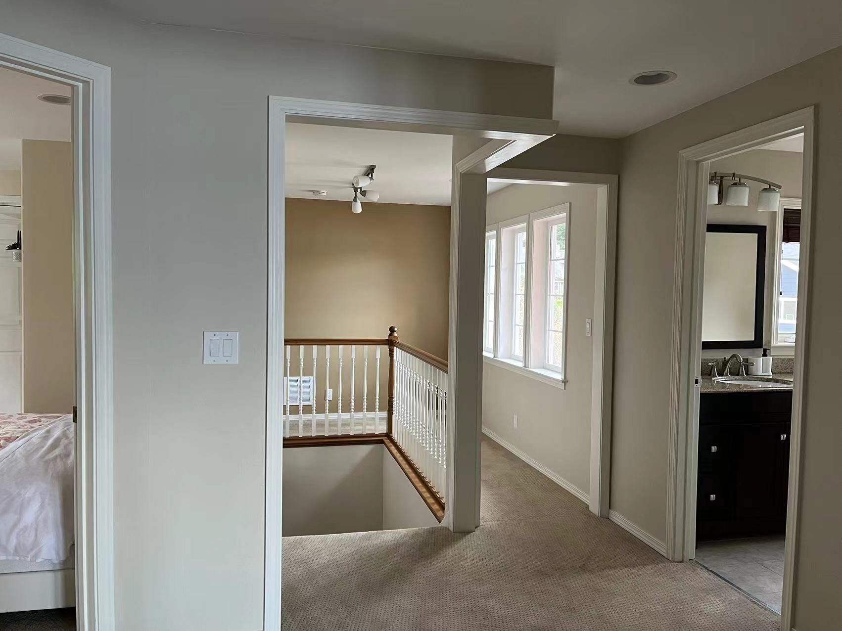 second floor hallway
