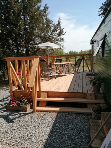 MOBIL HOME 27 M2 + TERRACE 4 to 6 pers. in private property