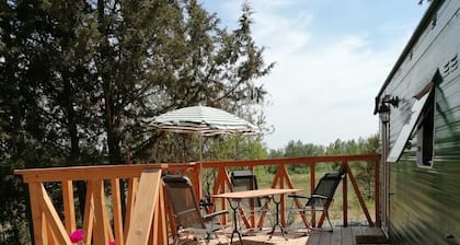 MOBIL HOME 27 M2 + TERRACE 4 to 6 pers. in private property