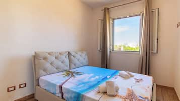 2 makuuhuonetta, ilmainen Wi-Fi, vuodevaatteet